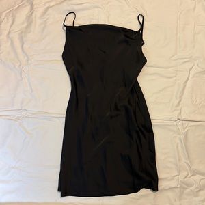 Black silk Urban Outfitters dress